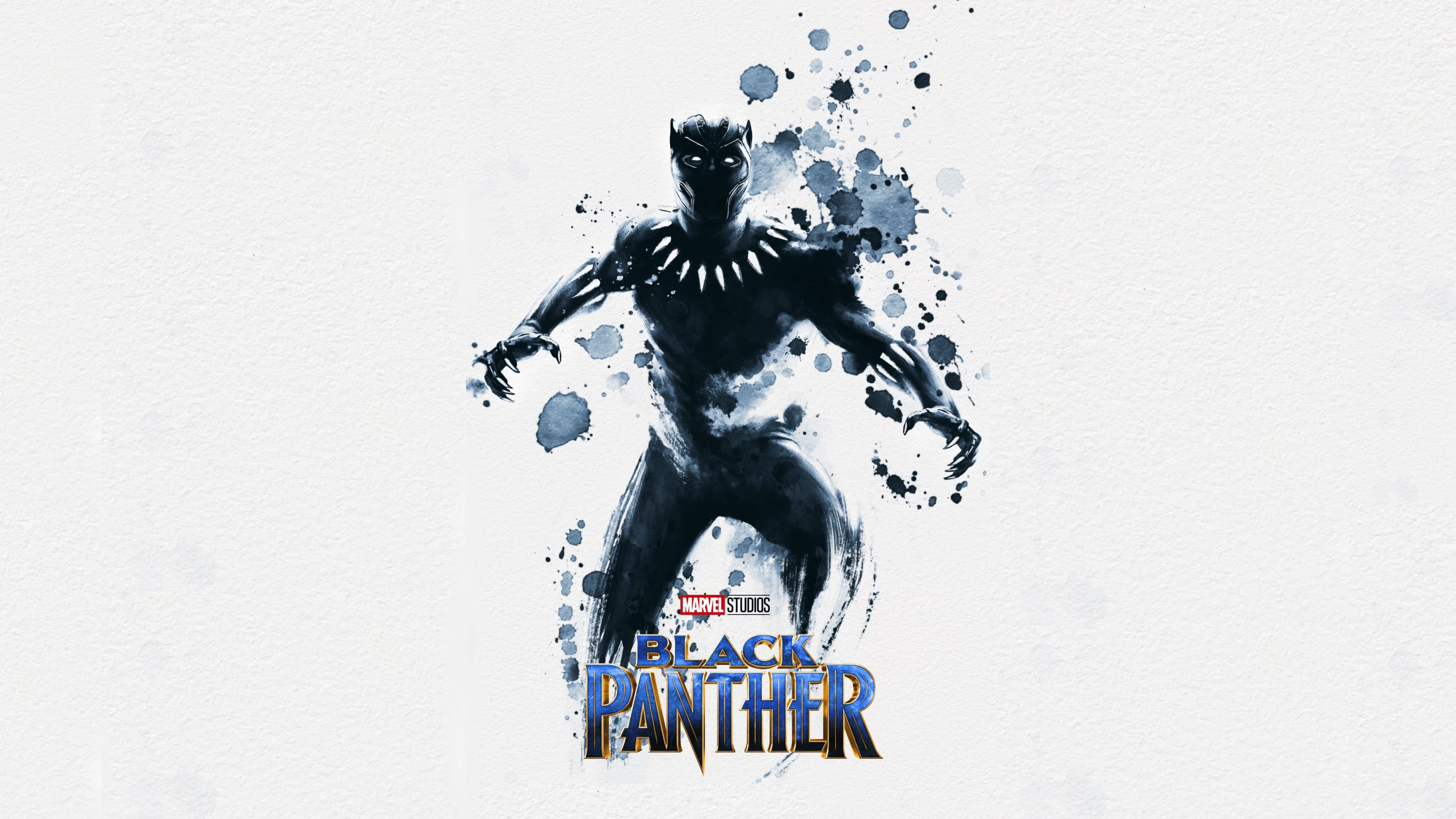 Black Panther (2018) T'Challa on 4K UHD 16:9 3840x2160 Wallpaper