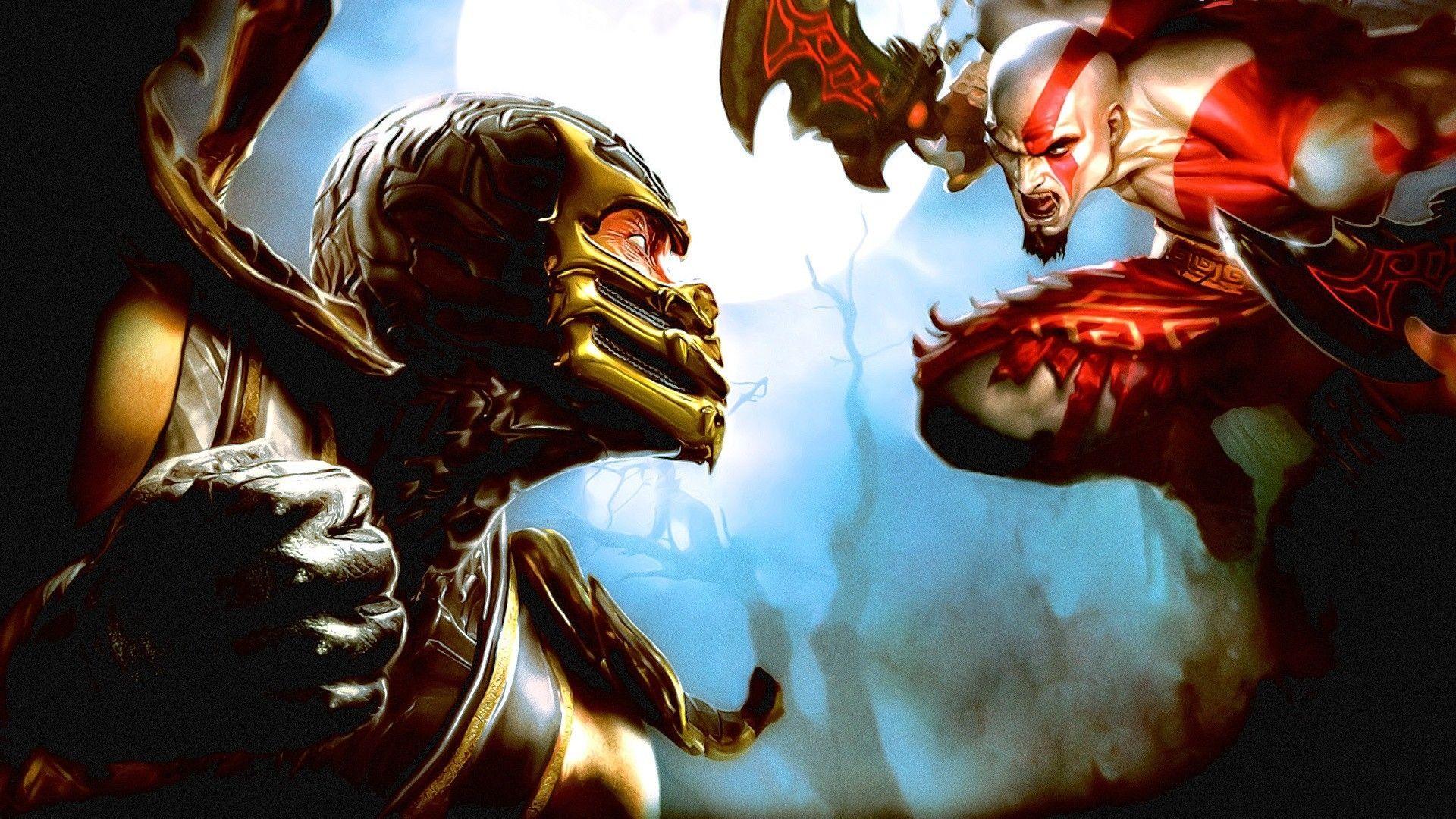 Wallpaper, sword, Mortal Kombat, comics, mythology, God of War