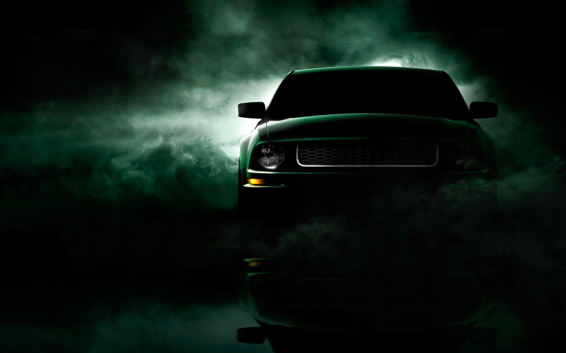 Mutang Ford GT Car Green HD Wallpaper. Cars Wallpaper