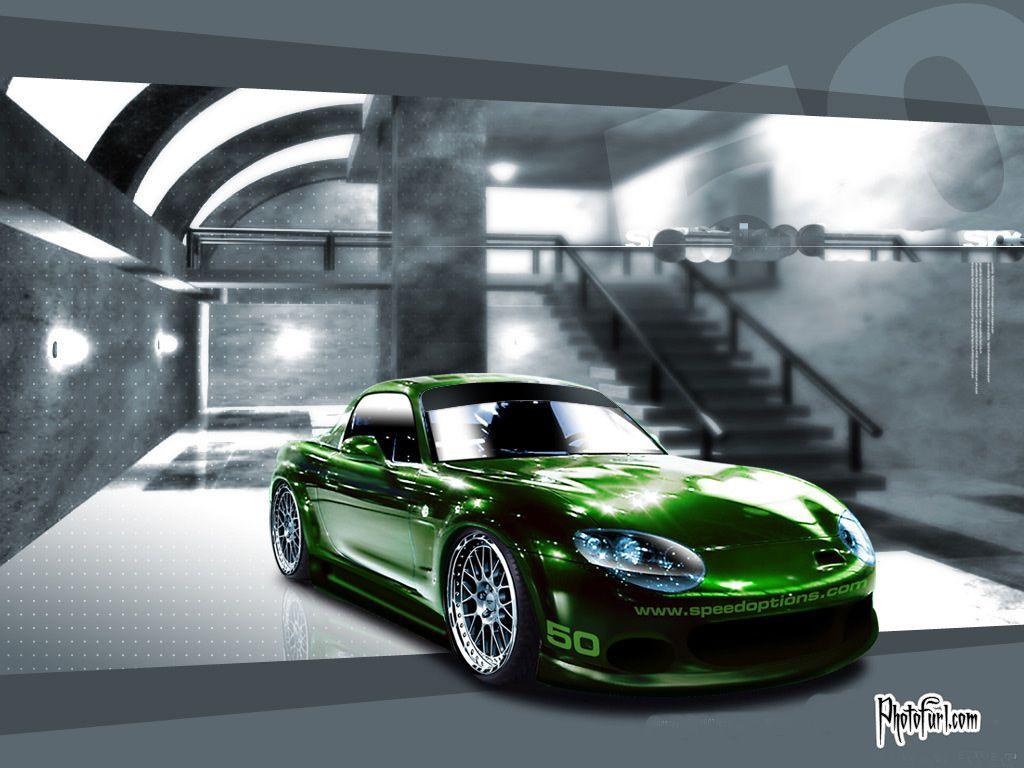 Green Cars Wallpaper For Computer