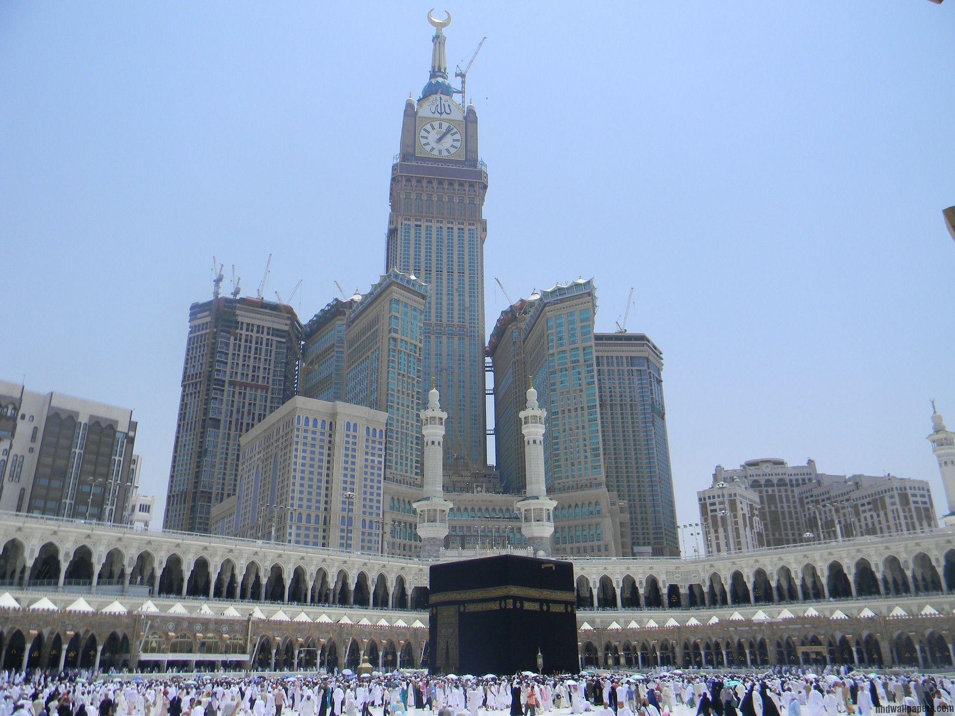 download clock tower kaaba view