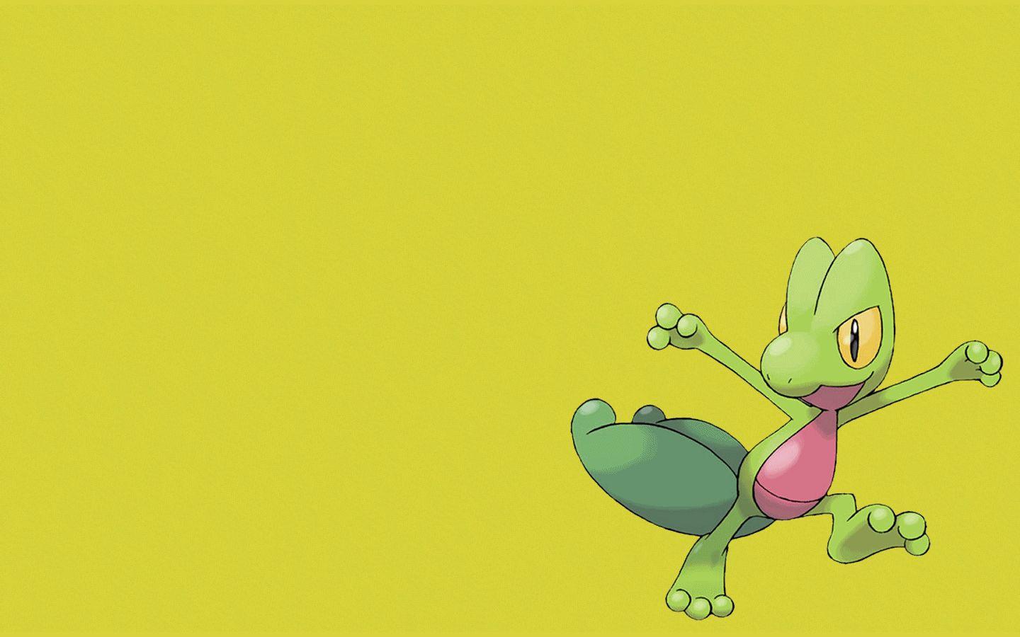 Pokemon Treecko simple background wallpaperx900