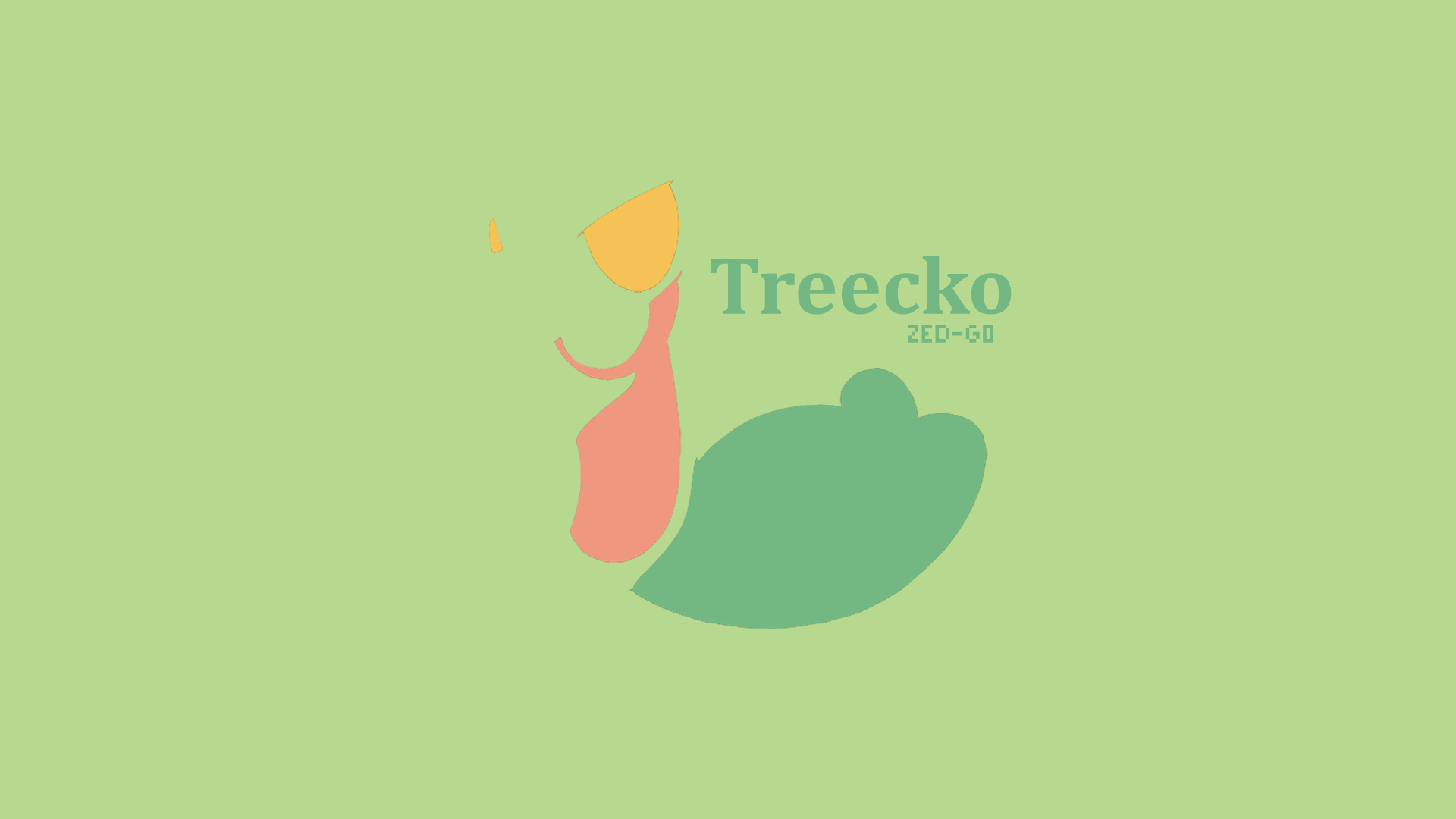 Treecko Minimalist By Zed G0
