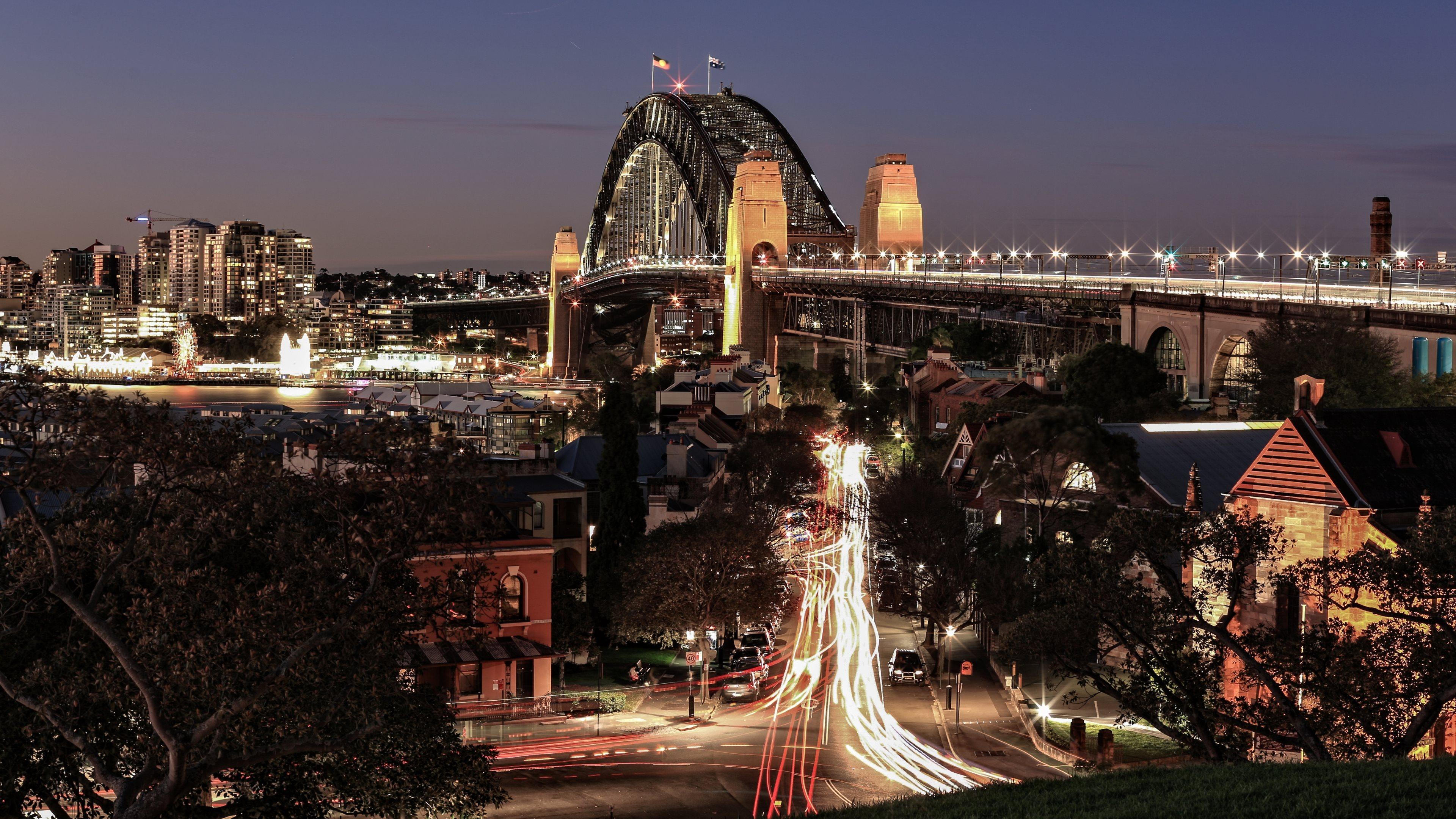 Bridge in Sydney HD desktop wallpaper, Widescreen, High Definition
