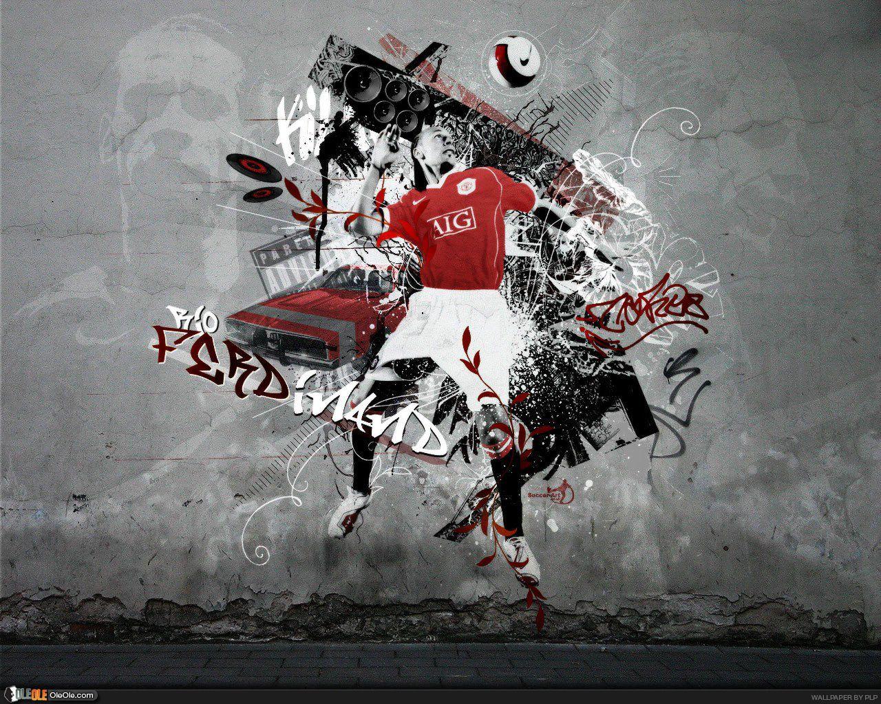 Rio Ferdinand. Manchester United Wallpaper