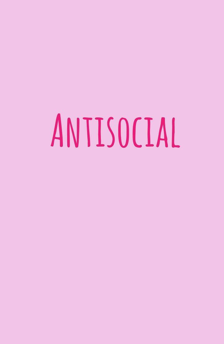 Antisocial Wallpaper. Create a poster