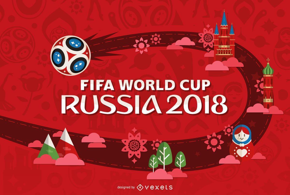 Картинки по запросу fifa world cup 2018 design. World Cup 2018