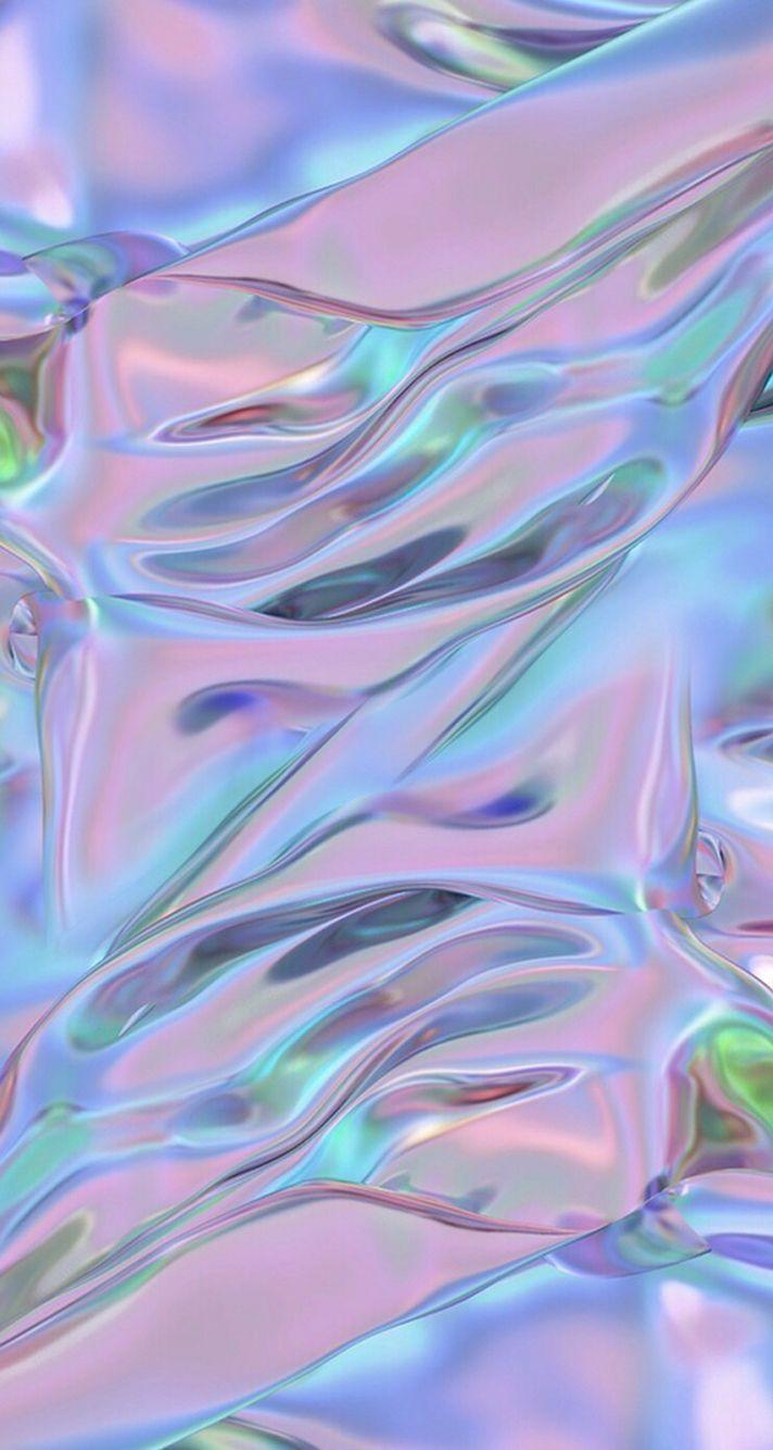 Holographic pink iPhone wallpaper. Pinteres