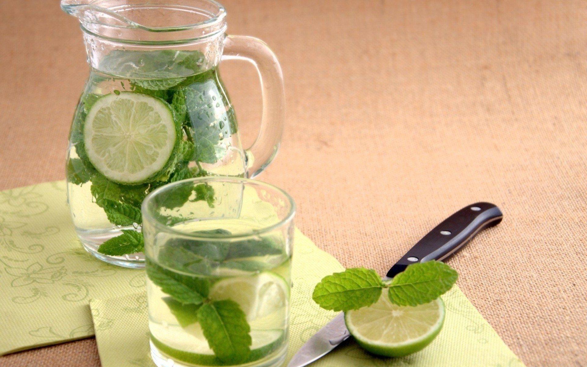 Mint And Lime Lemonade