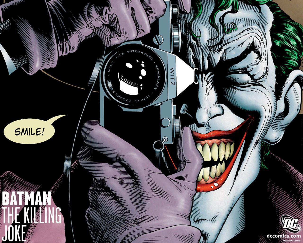 DC Comics, The Joker, Killing Joke, smiling wallpaper