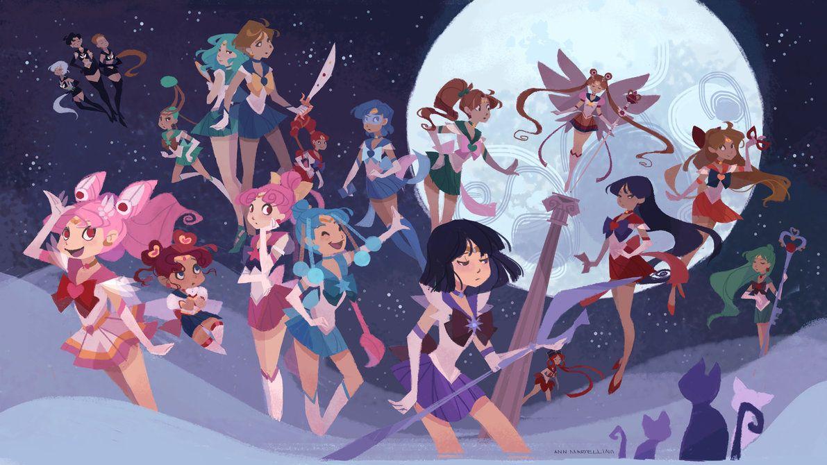 Sailor Soldiers Wallpaper