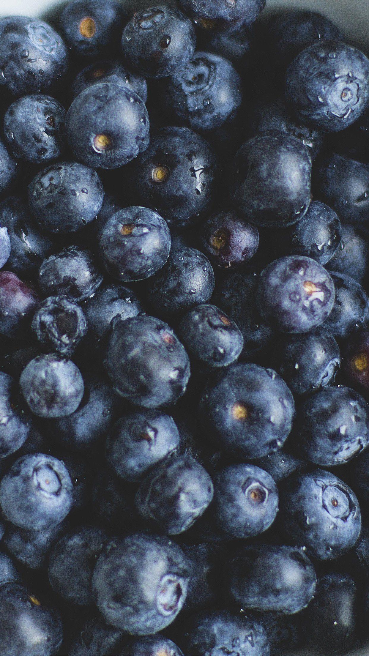 Blue Berry Healthy Fruit Eat Food Nature Android wallpaper