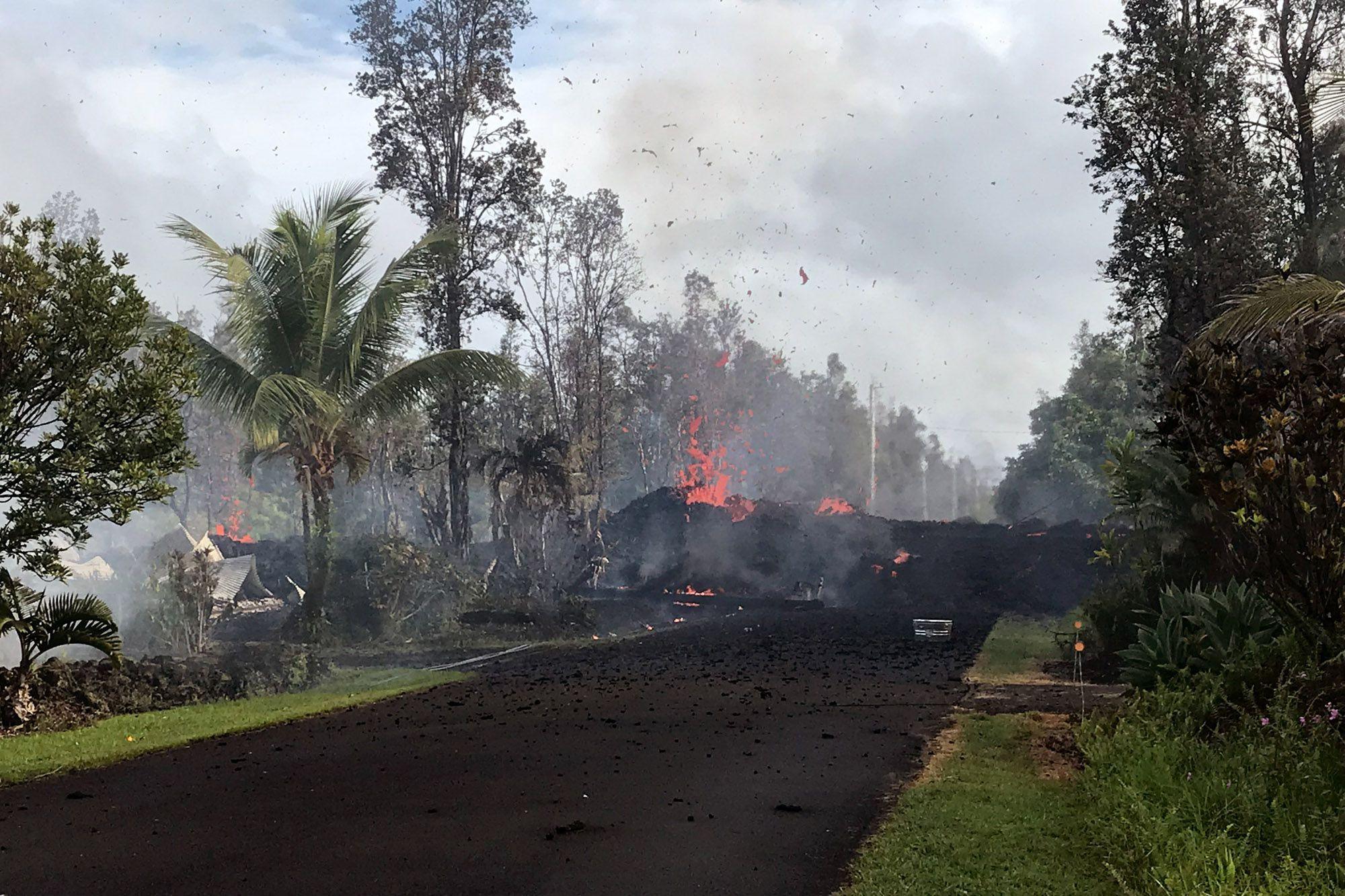 Devastating Photo of Hawaii's Volcano Eruption 2018
