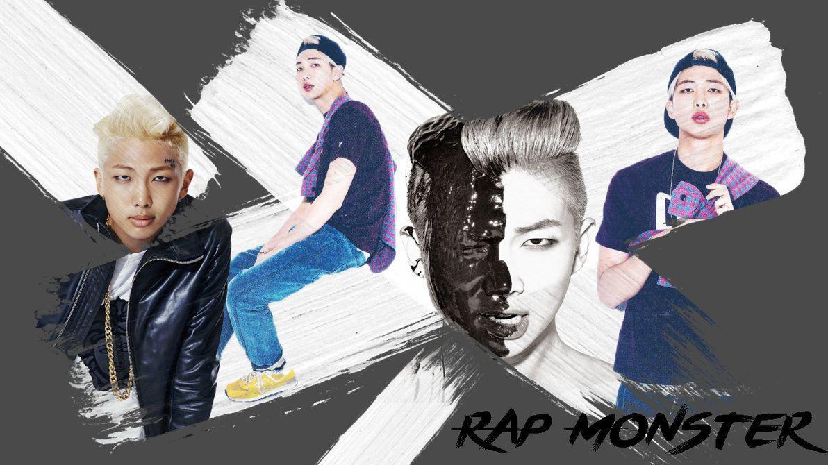 Rap Monster BTS Wallpaper Edit