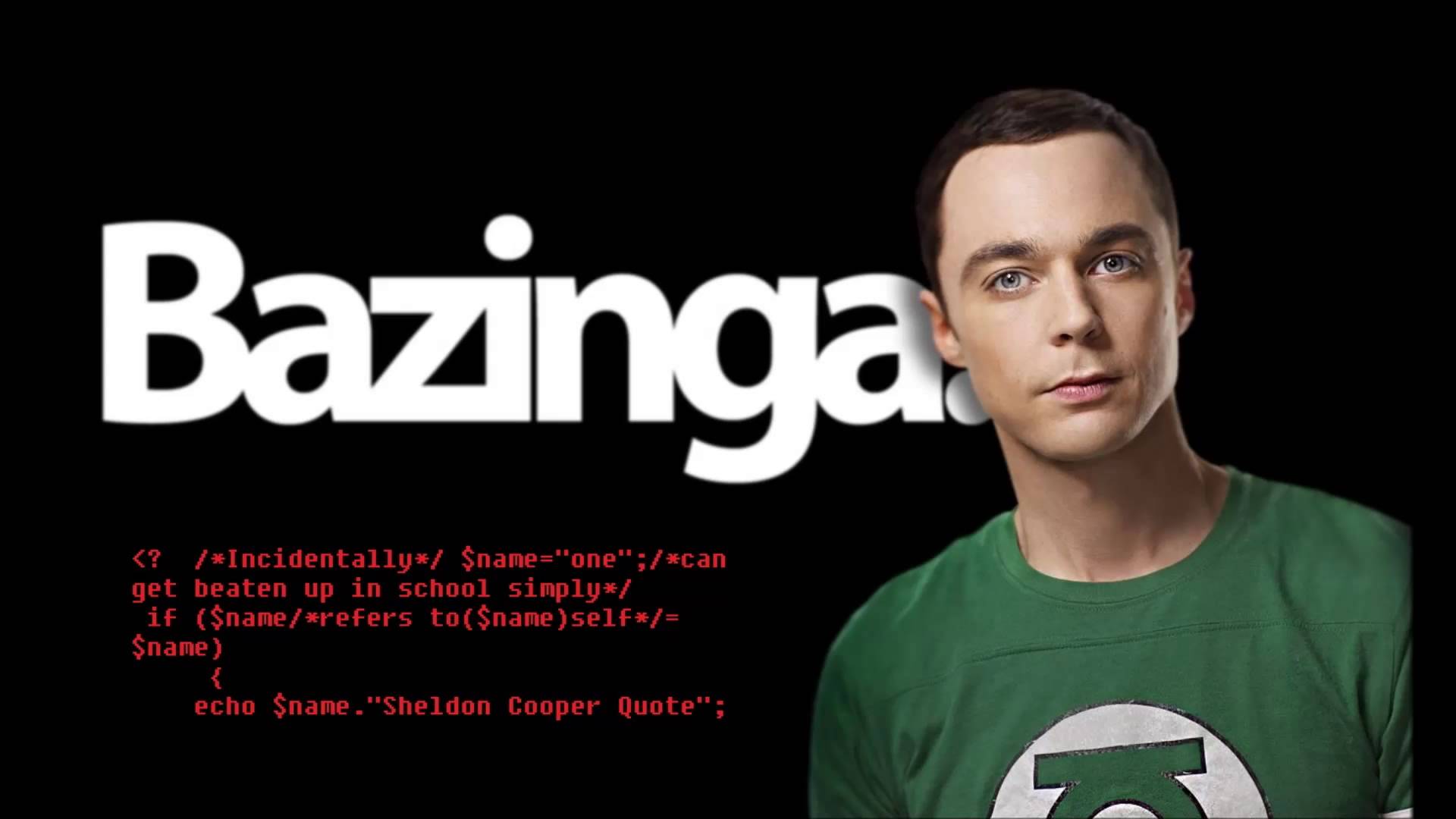 PHPJoke: Sheldon Cooper Funny Quote