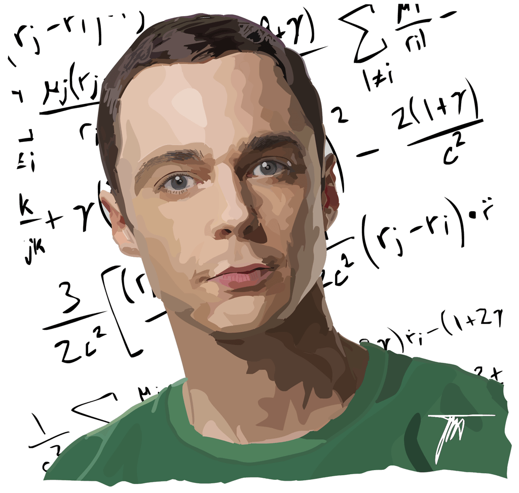 Sheldon Cooper Portrait