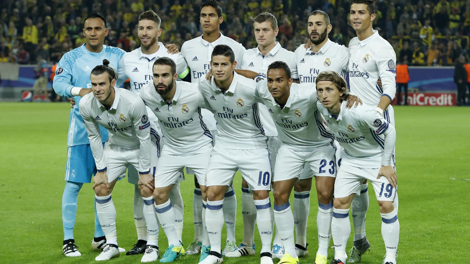 Real Madrid Squad 2015 2016 Starting Eleven Players Wallpaper. HD