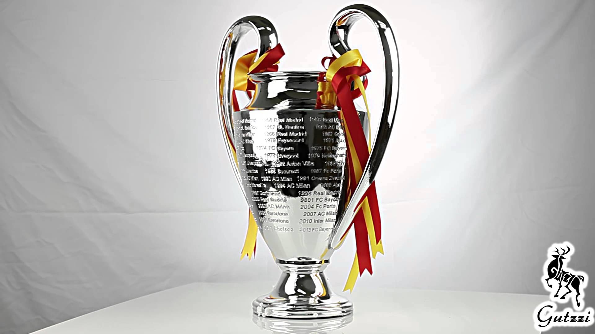 European Champions League Trophy Soccer Silver Trophy Replica 42cm