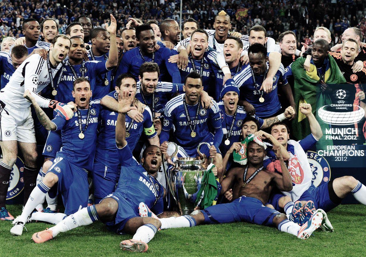 Chelsea Fc Champions League Winners Wallpaper