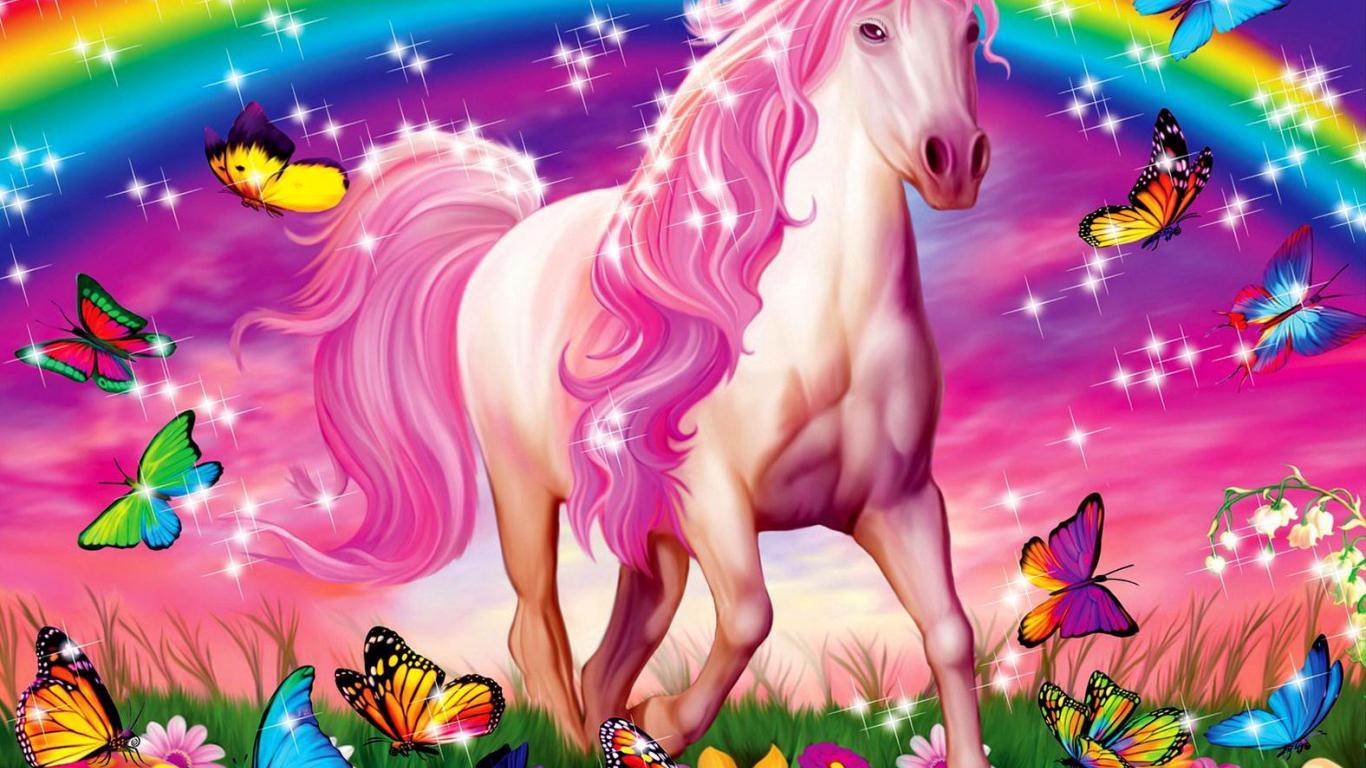 Pink Unicorn Wallpaper