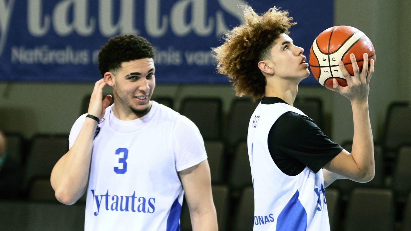 and LaMelo Ball go scoreless during pro debut in Lithuania