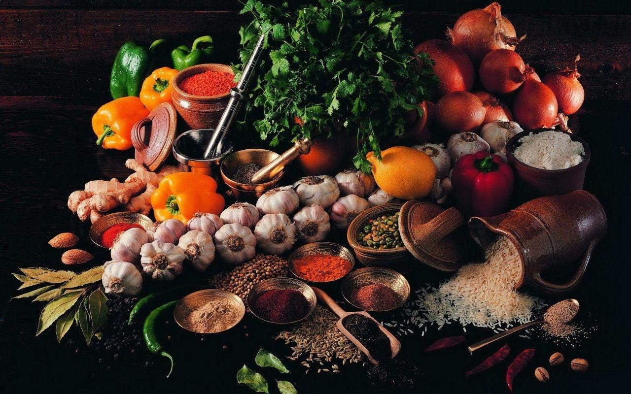 Vegetables & Spices wallpaper. Vegetables & Spices