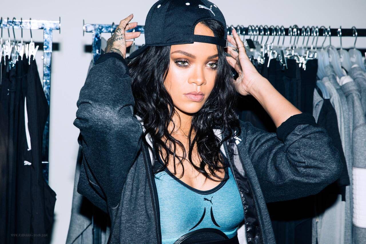 Fenty x Puma x rihanna photohoot promo bts. fenty brand