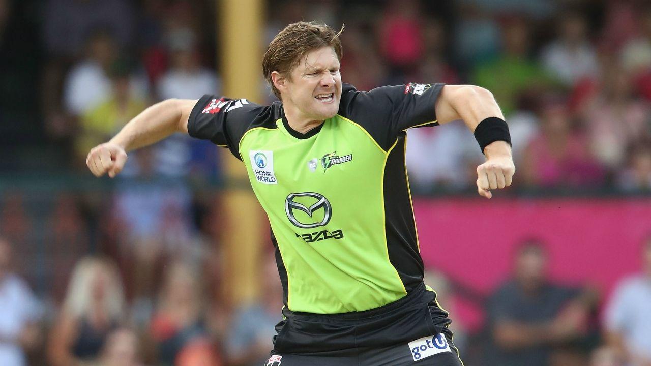 WATCH: Shane Watson goes nuts with the bat in BBL 07 opener