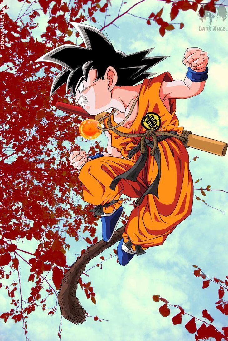 wallpaper for desktop, laptop  ab04-wallpaper-goku-kid-dragonball