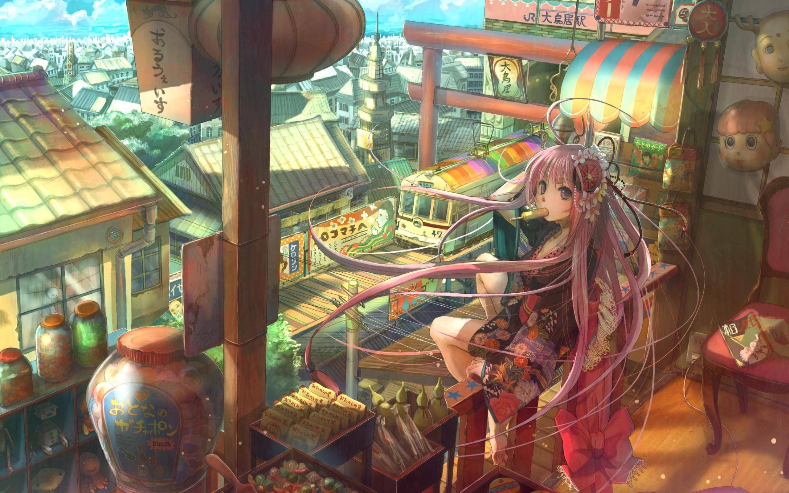 Ethnical Candy Shop & Manga Wallpaper