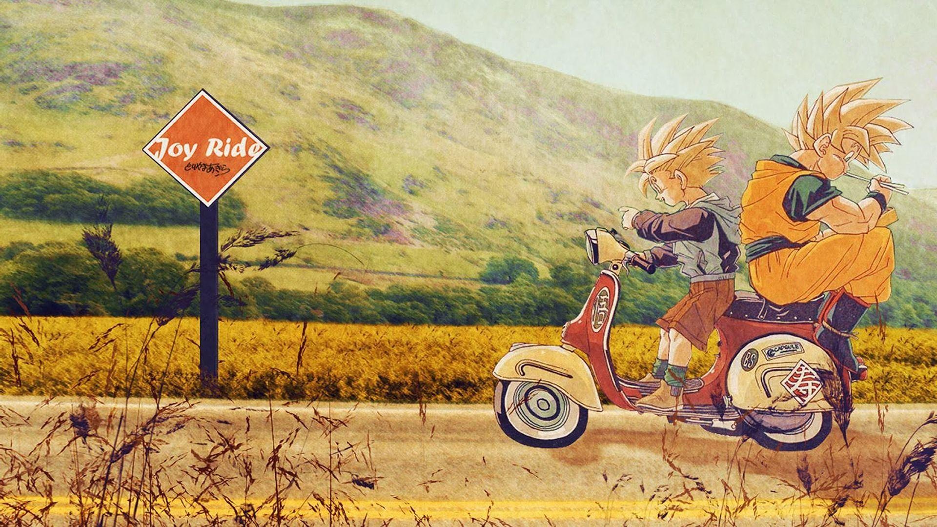 An awesome Goku and Gohan wallpaper [1920x1080]: dbz