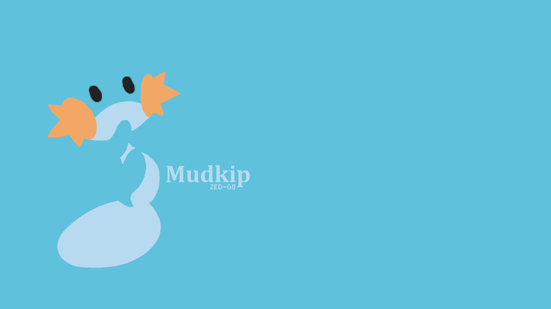 Mudkip Minimalist By Zed G0