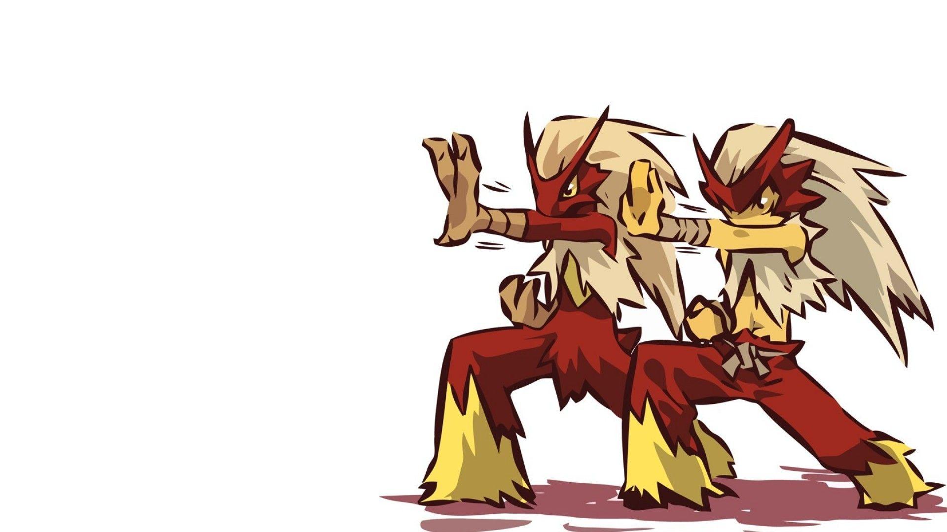 ScreenHeaven: Blaziken Hitec Pokemon anime white desktop and mobile