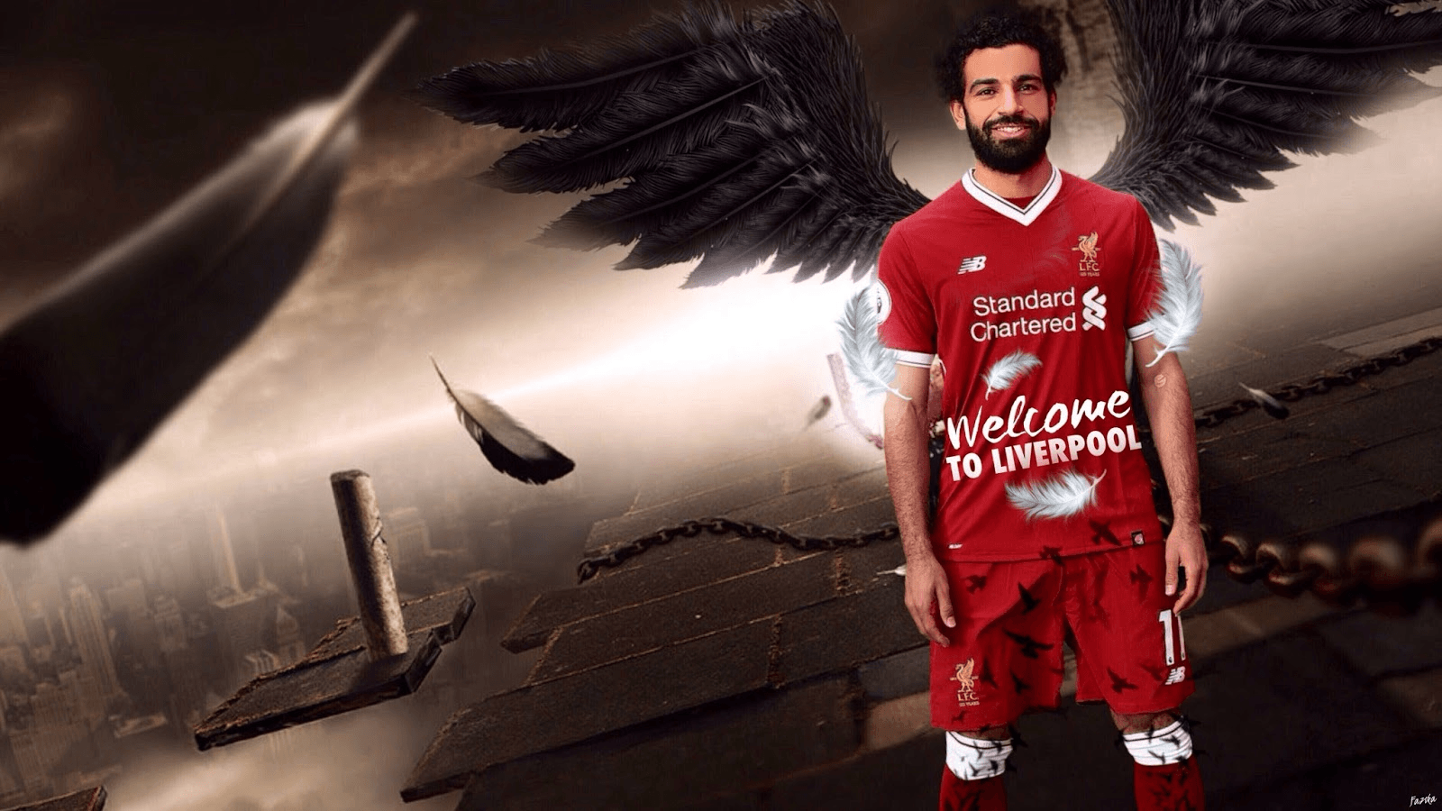 Mohamed Salah Liverpool Wallpaper for Phone and HD Desktop Background