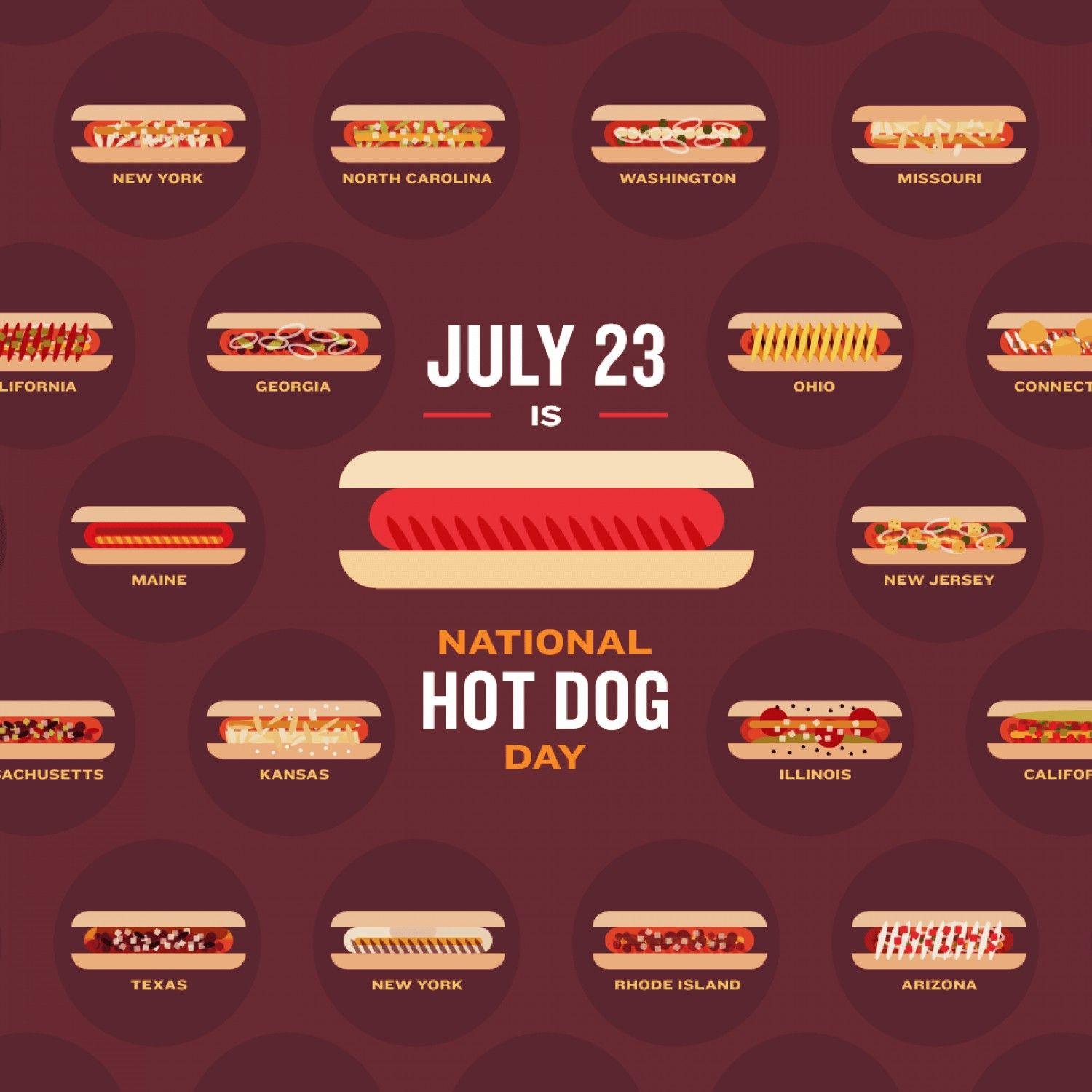 July 23rd is National Hot Dog Day!
