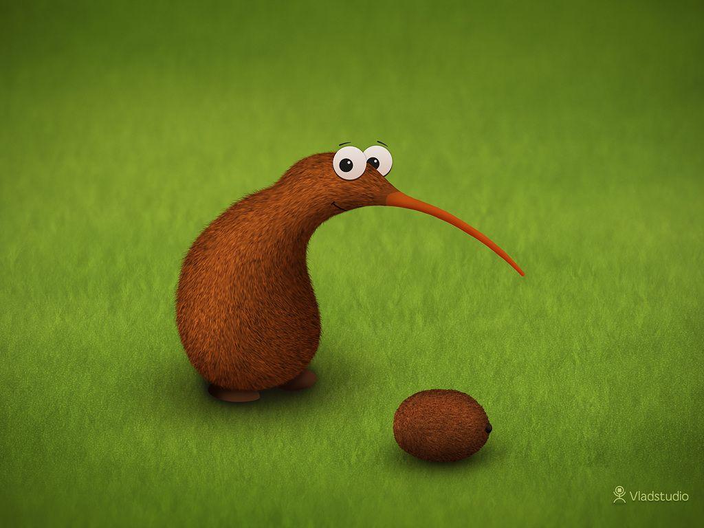 Kiwi Kiwi · Desktop wallpaper · Vladstudio