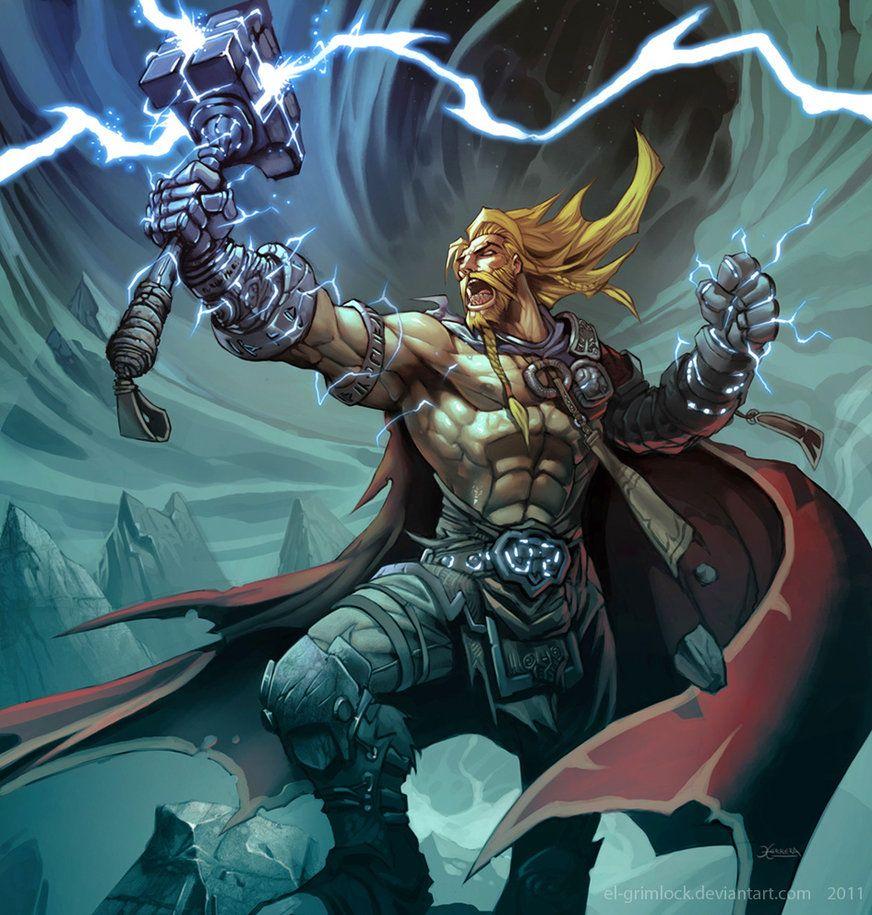 Thor, God Of Thunder. By El Grimlock