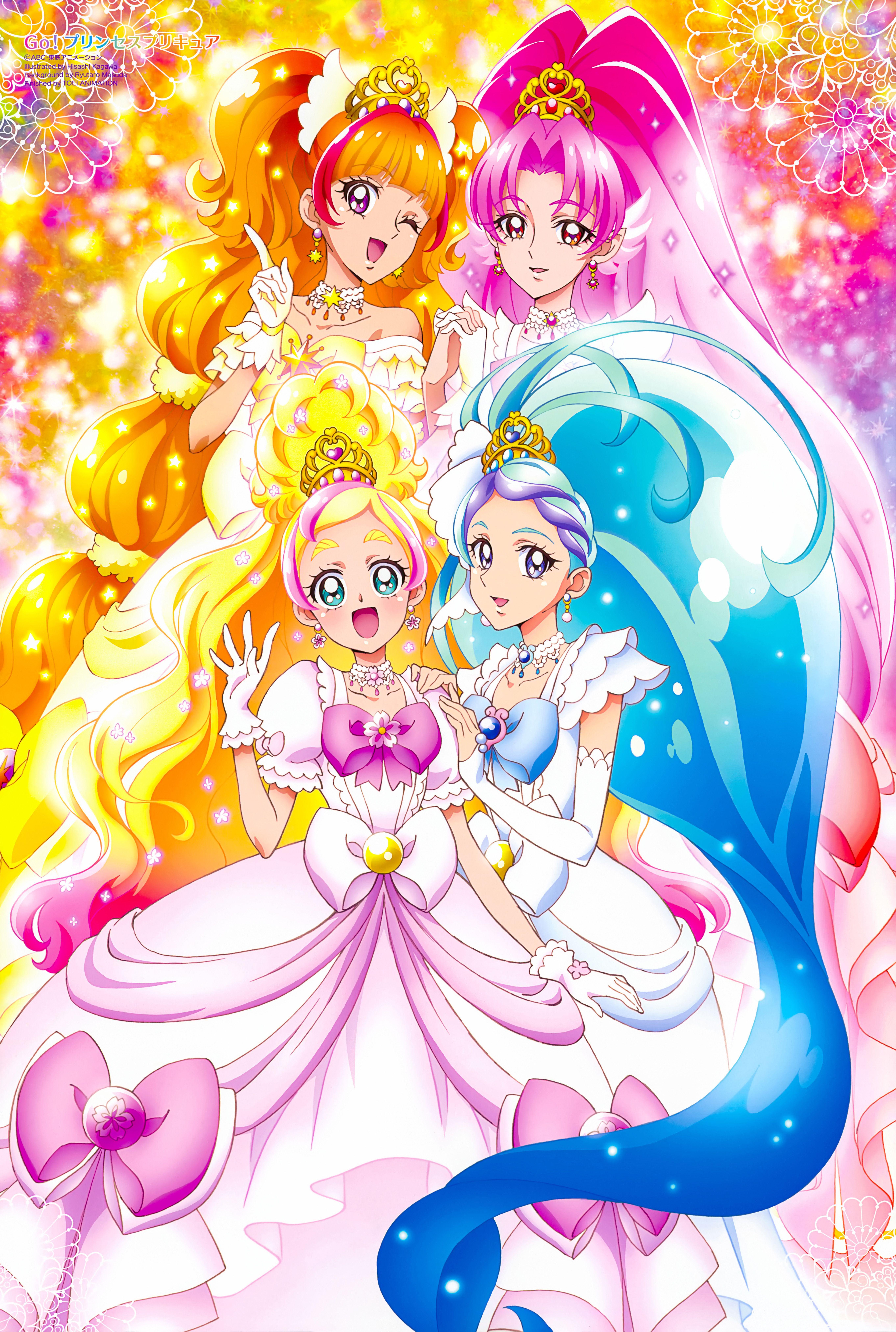 Go! Princess Precure Mobile Wallpaper Anime