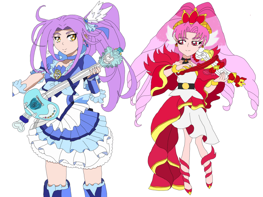 Cure Beat and Cure Scarlet