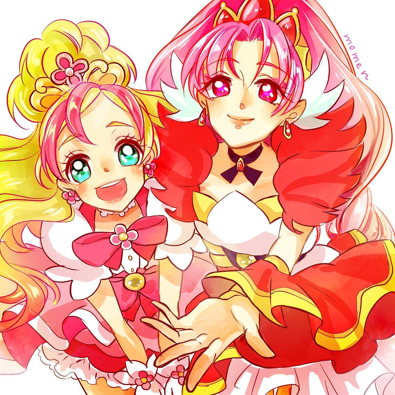 Go! Princess Precure Haruno Haruka Akagi Towa Cure Scarlet Cure