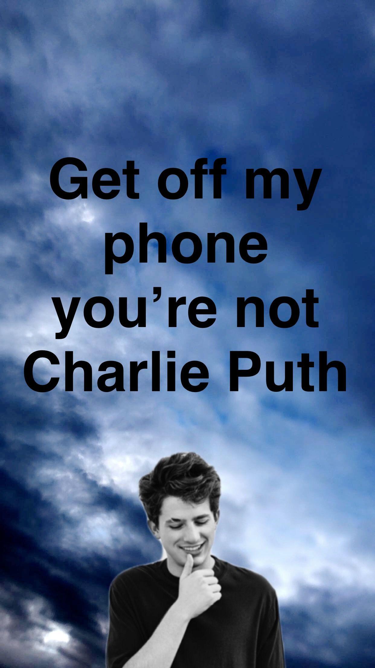 Charlie puth phone wallpaper. iPhone wallpaper