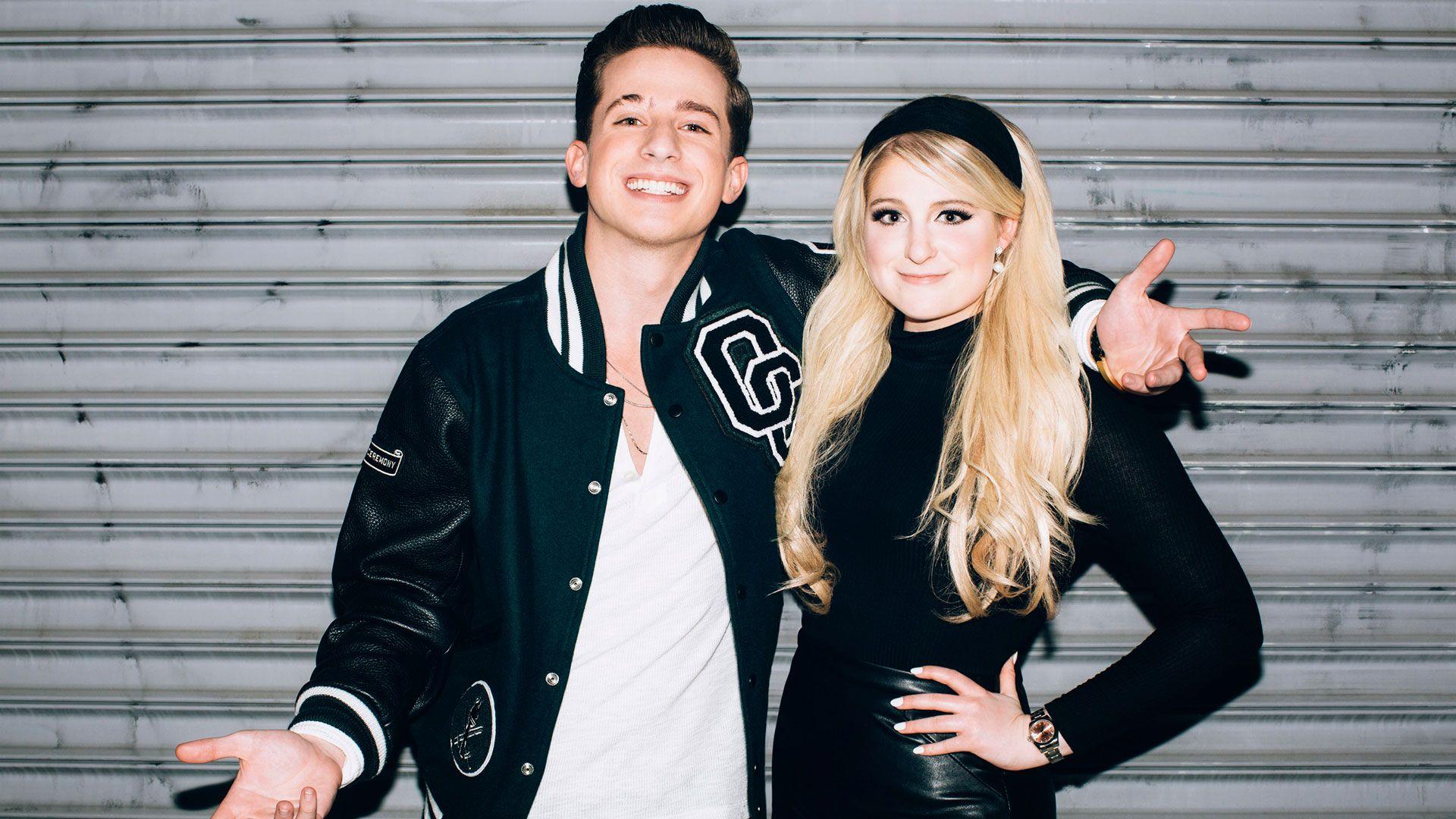Charlie Puth et Meghan Trainor. Wallpaper HD d'ecran iphone