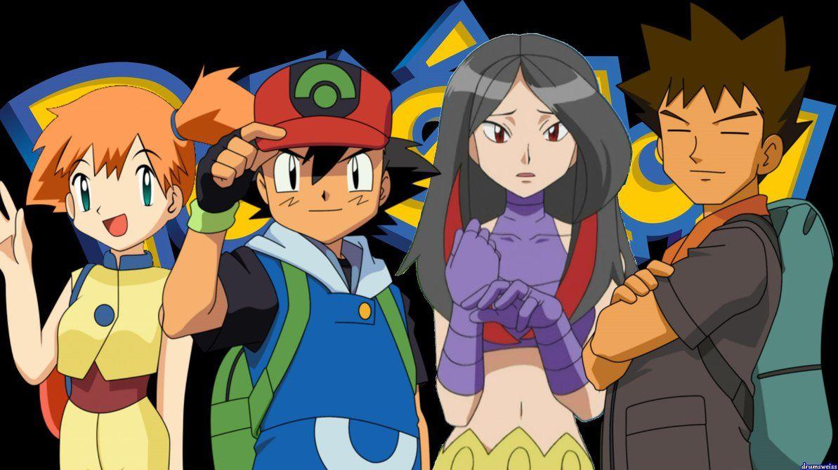 Ash Misty Brock Lucy Wallpaper 4