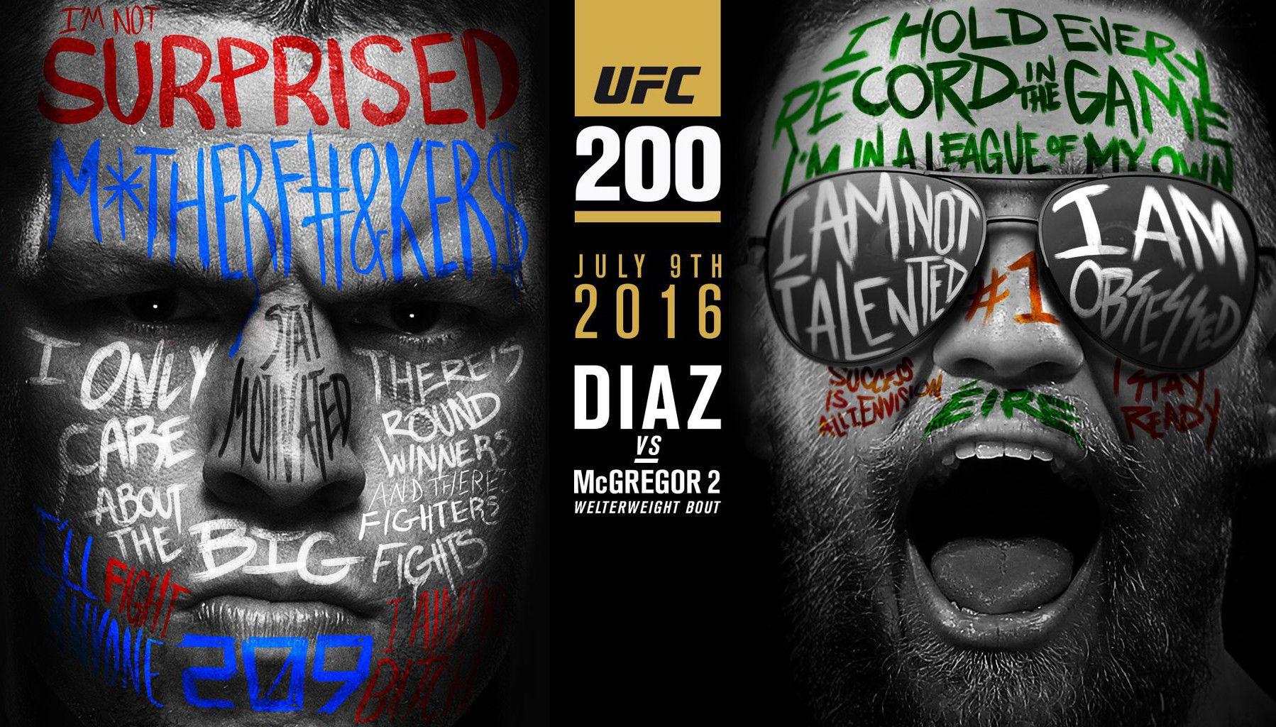 UFC 200's Main Event Wallpaper