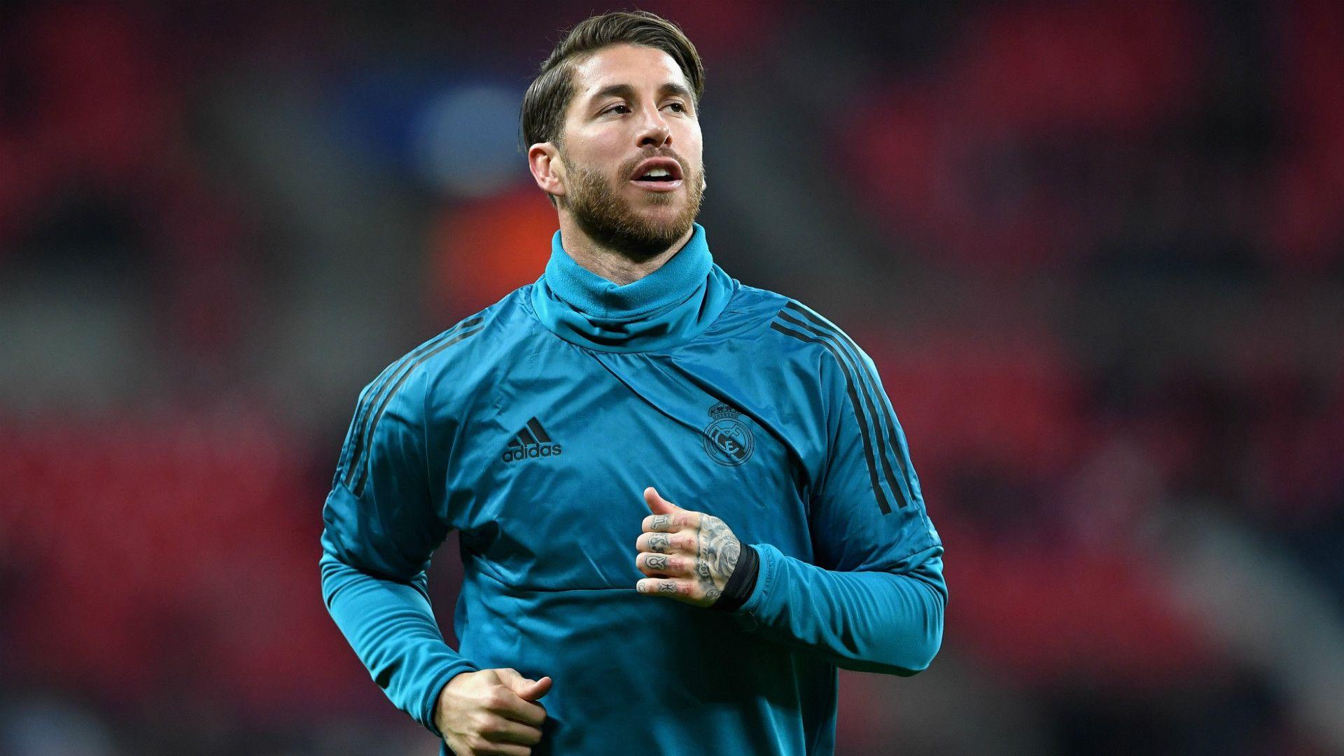Ramos trains for Real Madrid as wounded Ronaldo works indoors. LA