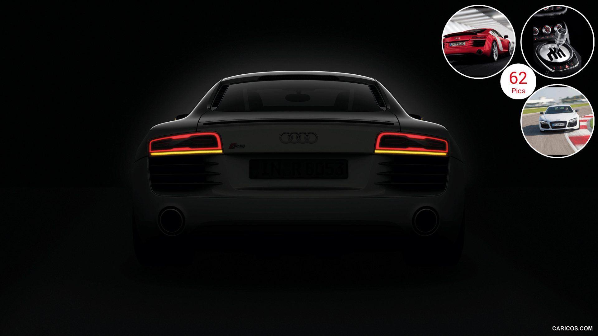 Audi R8 LED Tail Lights. HD Wallpaper