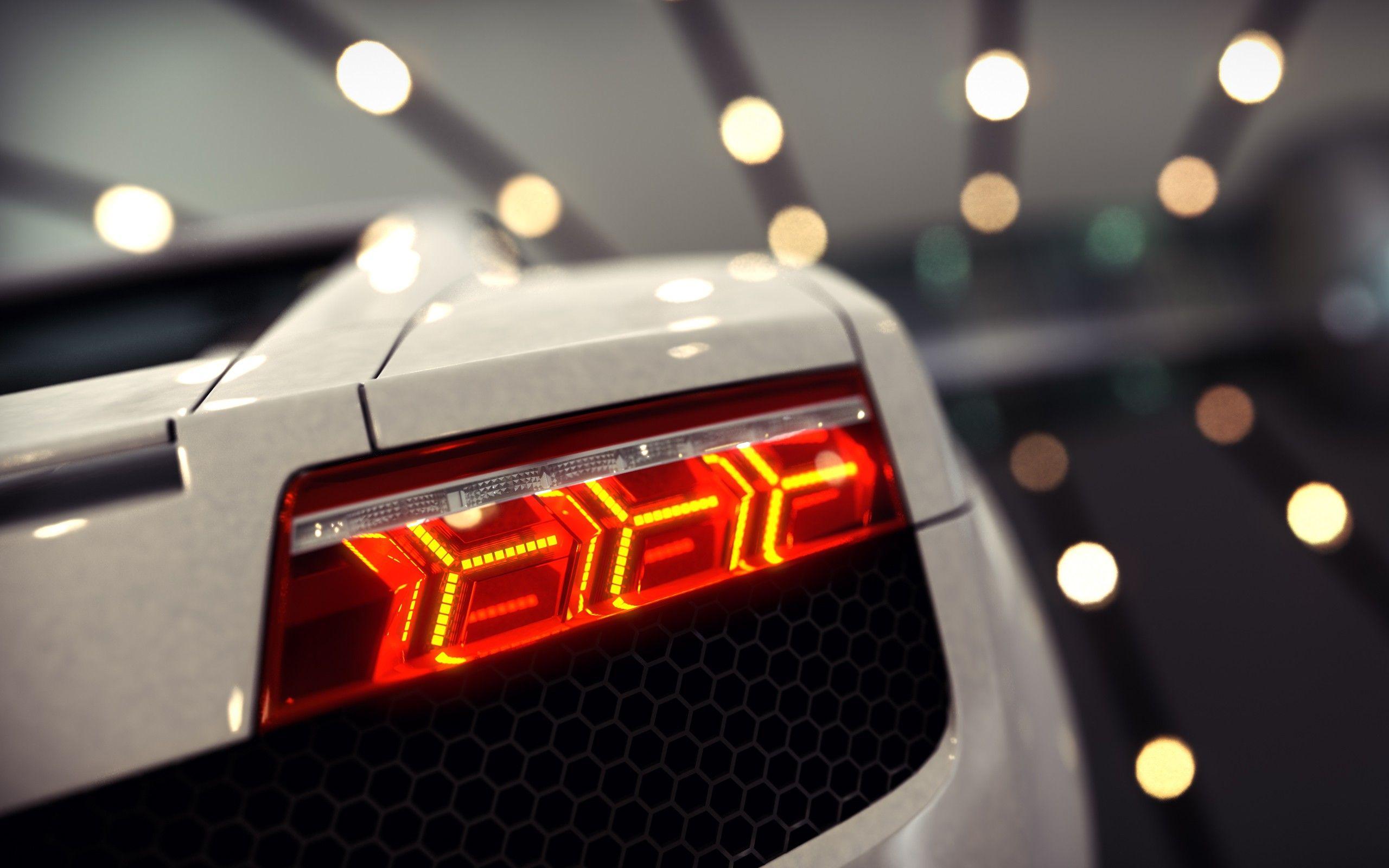 Lamborghini Gallardo Bokeh Tail Light supercars wallpaper