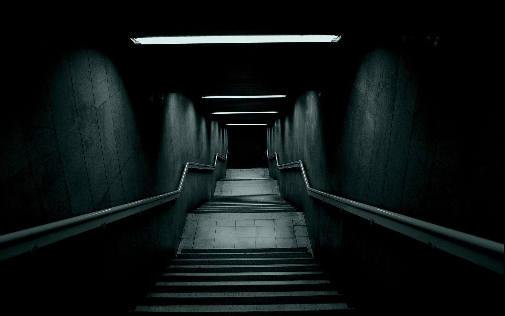 Photography: Creepy Stairs Darkness Stair Wallpaper Wide 1920x1200