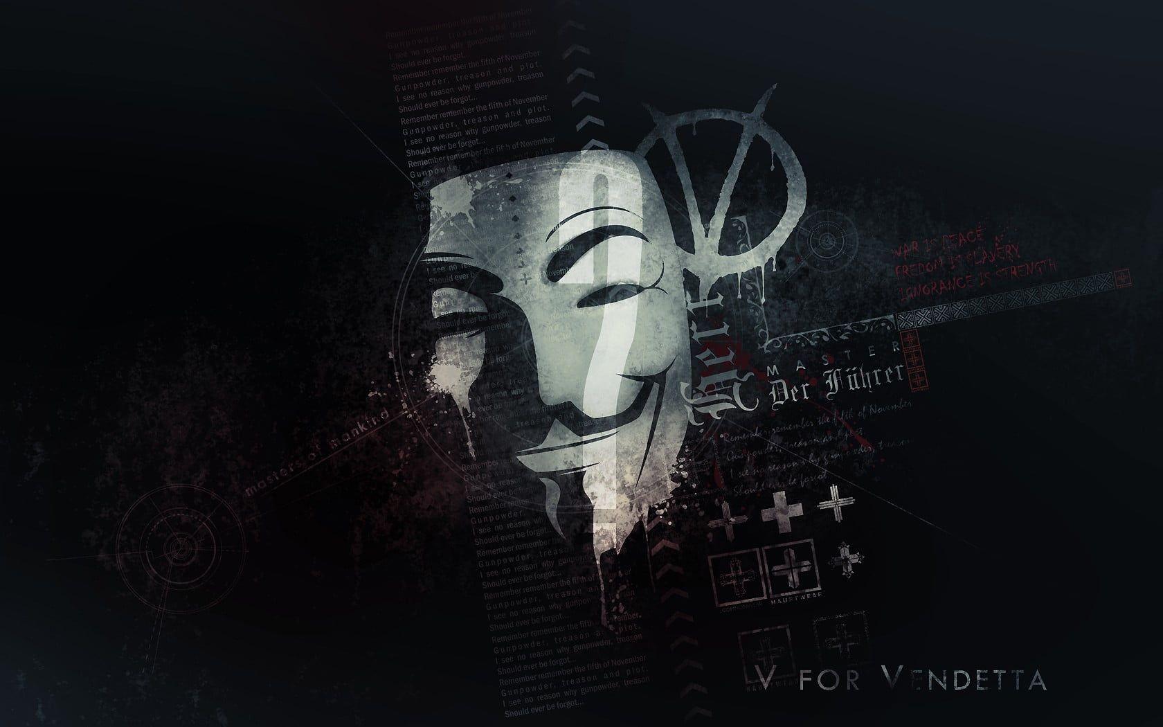 Guy Fawkes mask HD wallpaper