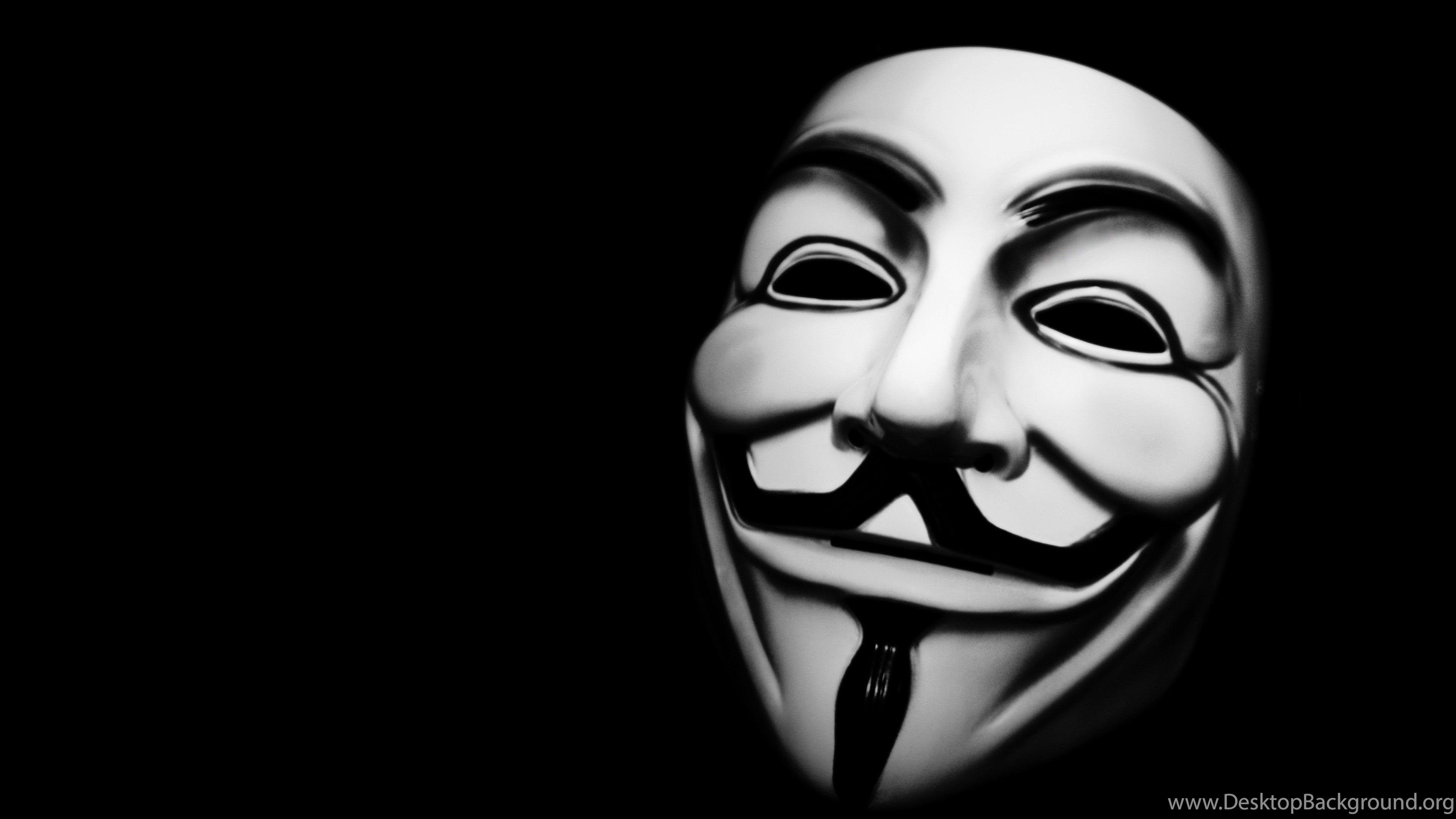 Anonymous V For Vendetta Mask Wallpaper HD Desktop Background